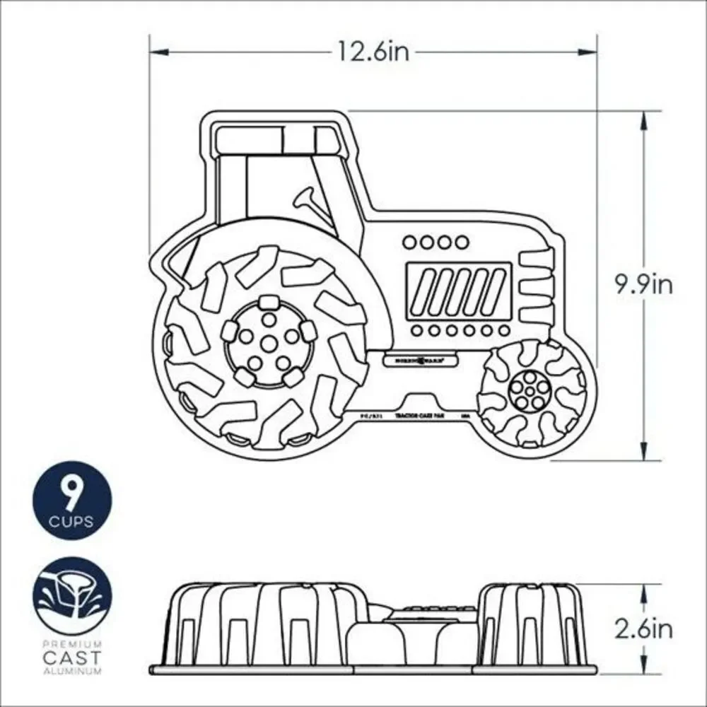Nordic Ware Tractor Cake Pan